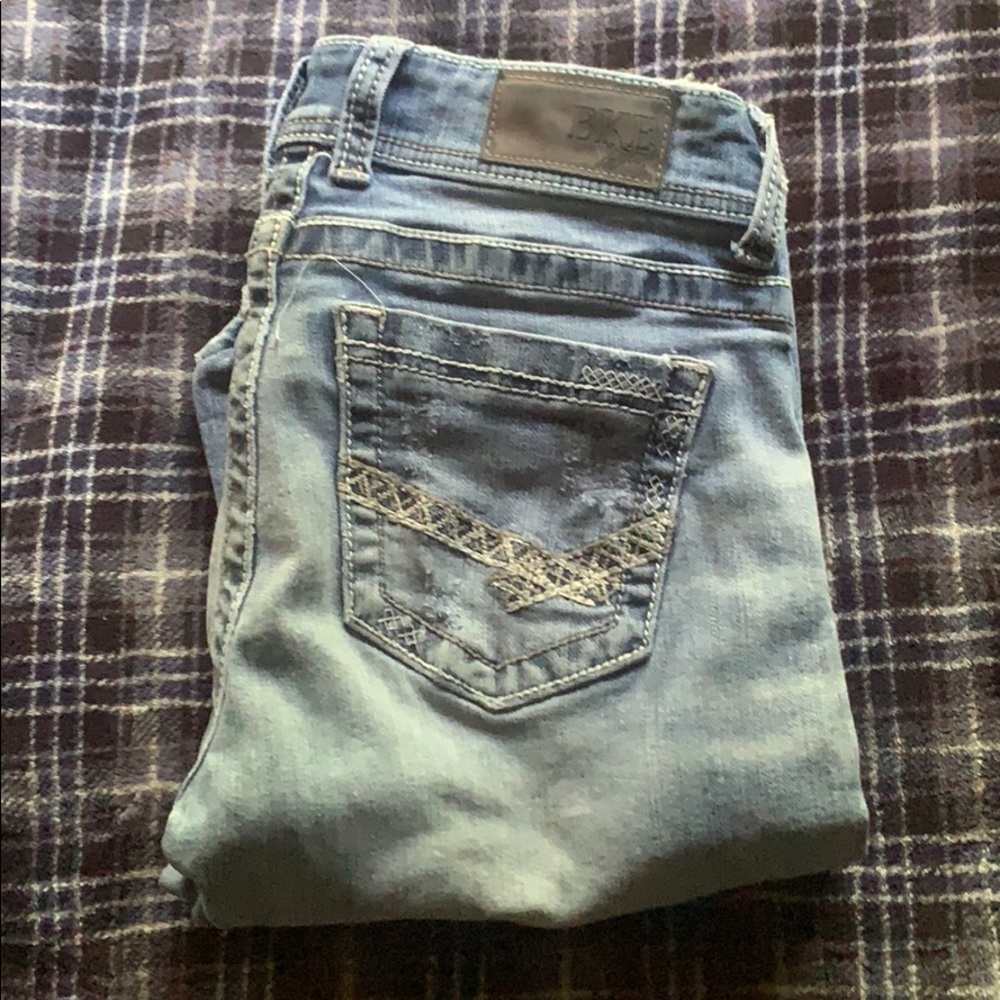 BKE light washed Sabrina Boot Cut Jeans